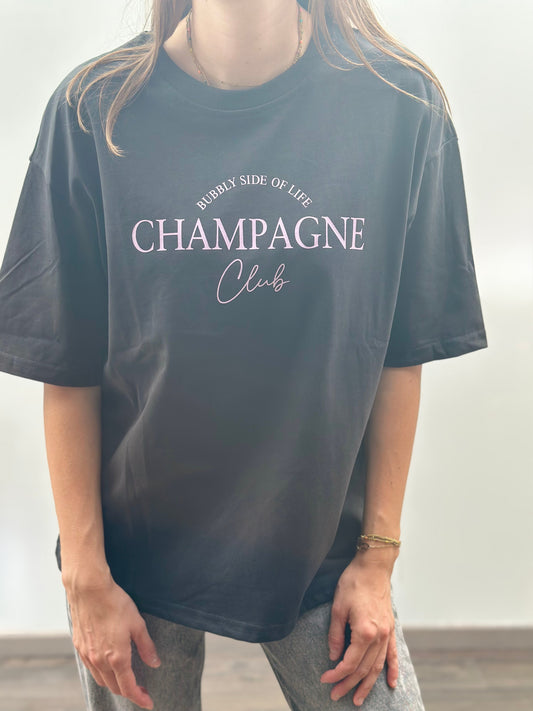 Champange t-shirt | Donkergrijs